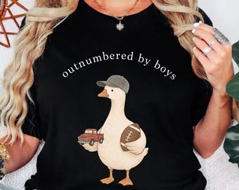 Lustiges Jungen-Mama-Gans-Hemd, Jungen-Mama-Hemd, Junge-Mama-Geschenk, Junge-Mama-Muttertagsgeschenk, niedliches Jungen-Mama-T-Stück