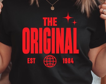 Das Original Est 1984 T-Shirt Vintage Geburtstag T-Shirt