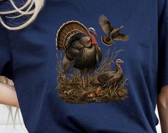 Vintage Jäger Shirt Wilder Truthahn Jagd T-Shirt, Gobbler Natur Liebhaber Geschenk, Outdoor Grafik T-Shirt