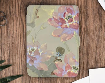 Gracious Flowers Kindle Protective Case for Kindle 11th 2022 2024 6", Kindle Paperwhite 12th 2024 7", Paperwhite 11th 2021, Colorsoft, Kobo