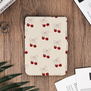 Cherry Kindle Protective Cover for Kindle 11th 6&quot;, Kindle Paperwhite 10th 11th 6.8&quot;, Kindle Paperwhite 12th 7&quot;, Kindle Colorsoft 2024, Kobo
