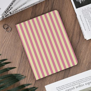 Pink Stripes iPad Protective Case for iPad Pro 2024  11&quot; 13“, iPad Pro 2020, 2022 12.9”, iPad Air 6 11&quot;, iPad Mini 6/7 8.3&quot;, iPad Air5 10.9&quot;