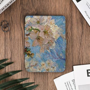 Oil Painting Flowers Kindle Protective Case for Kindle 10th 11th 6&quot;, Paperwhite 10th 6&quot;, Kindle Paperwhite 12th, Kindle Colorsoft 2024, Kobo