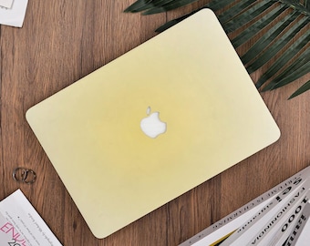 Yellow Gradient MacBook Case for MacBook 13" Air 2025, Air 15 2023 2024, MacBook Pro 14/16 2023 2024,  M1 M2 M3 M4, Air 13, A3241 Laptop