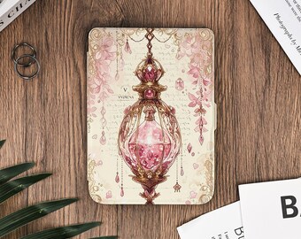 Pink Perfume Bottle Kindle protective case for Kindle 10th 11th, Paperwhite 10th 6", Kindle Paperwhite 12th 7", Kindle Colorsoft 2024, Kobo