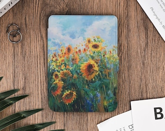 Sunflower Fields Kindle Protective Cover for Kindle 11th 6" 2024, Kindle Paperwhite 11th 6.8", Paperwhite 12th 7", Colorsoft 2024, Kobo Case