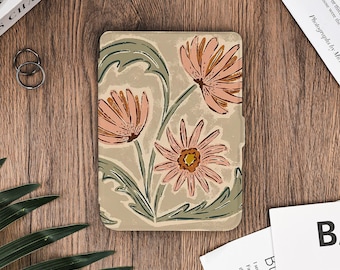 Floral Art in a Vintage Print Style Kindle Cover for Kindle 11th 6", Kindle Paperwhite 11th 6.8", Paperwhite 12th 7", Colorsoft 2024, Kobo
