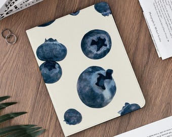 Blueberries iPad Skyddsfodral för iPad Pro 2024 13", iPad Pro 2020, 2022 12.9", iPad Air 6/7 11", iPad Mini 6/7 8.3", iPad Air 4/5 10.9"