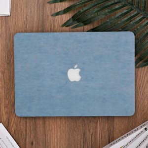 Denim Blue MacBook case for MacBook 13.6 Air 2025, Air 15 2023 2024, MacBook Pro 14/16 2023 2024, Air 13 2022, Air 11, M1 M2 M3,A3240 Laptop