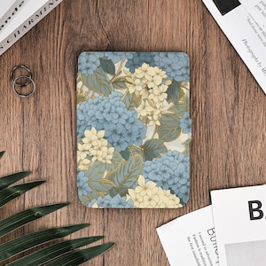 Blue Hydrangea Kindle protective cover for Kindle Paperwhite 10th, Kindle Paperwhite 11th 2021, Kindle Paperwhite 12th, Colorsoft 2024, Kobo