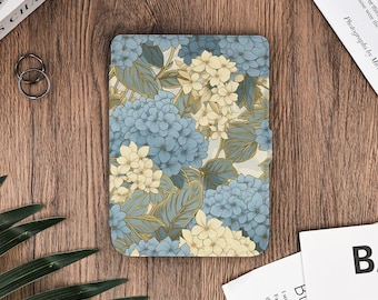 Blue Hydrangea Kindle protective cover for Kindle Paperwhite 10th, Kindle Paperwhite 11th 2021, Kindle Paperwhite 12th, Colorsoft 2024, Kobo