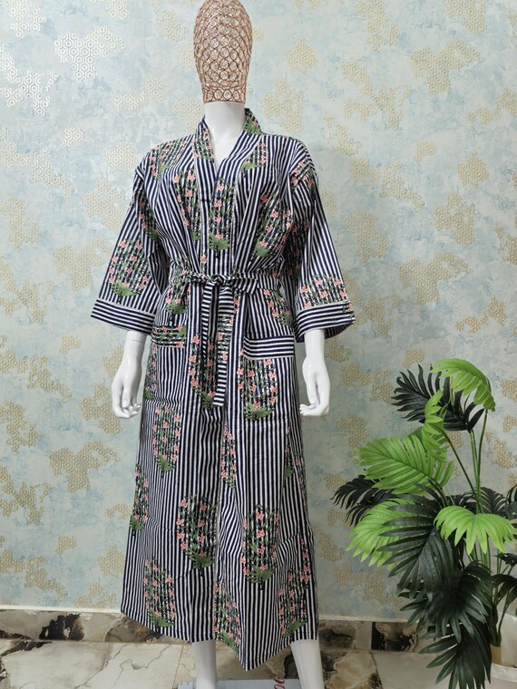 Kimono Cardigan ECOWISH Women Floral/Striped Kimono display picture 1