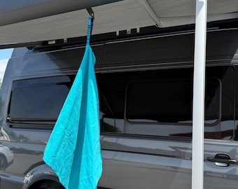 Awning hooks for keder rails (Thule, Fiamma), camper accessories, hangers for towels, lights, decorations, etc.