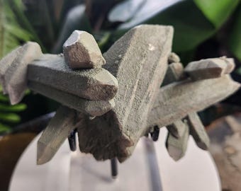 Chlorite-Coated Quartz Cluster • Rare Velvety Green Growth • Natural Formation