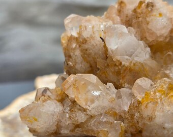 Pineapple Quartz Crystal Cluster | Natural Pineapple Quartz