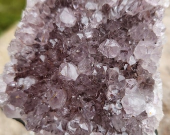 Stunning Amethyst Druzy Cluster from Brazil – Sparkling Purple Quartz Crystal