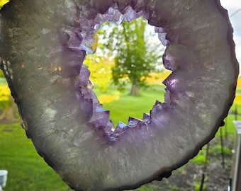 Powerful Amethyst Portal – Gateway to Higher Realms, Calming Serenity & Emotional Balance Crystal