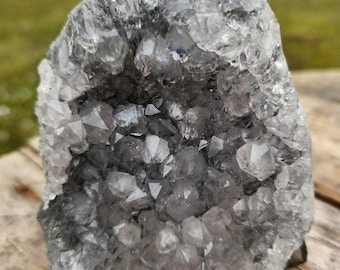 Stunning Amethyst Druzy Cluster from Brazil – Sparkling Purple Quartz Crystal
