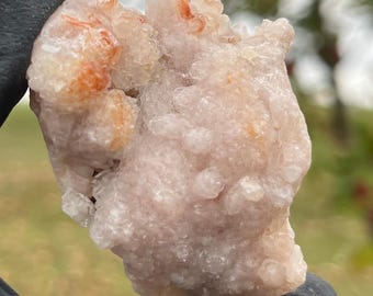 Zeldzame roze amethistcluster | Botryoïdaal ruw roze amethist geode exemplaar | Hoogwaardig kristalhealing woondecoratiecadeau