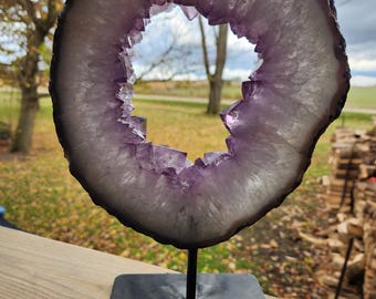 Krachtig amethistportaal – toegangspoort tot hogere rijken, kalmerende sereniteit en emotioneel evenwichtskristal