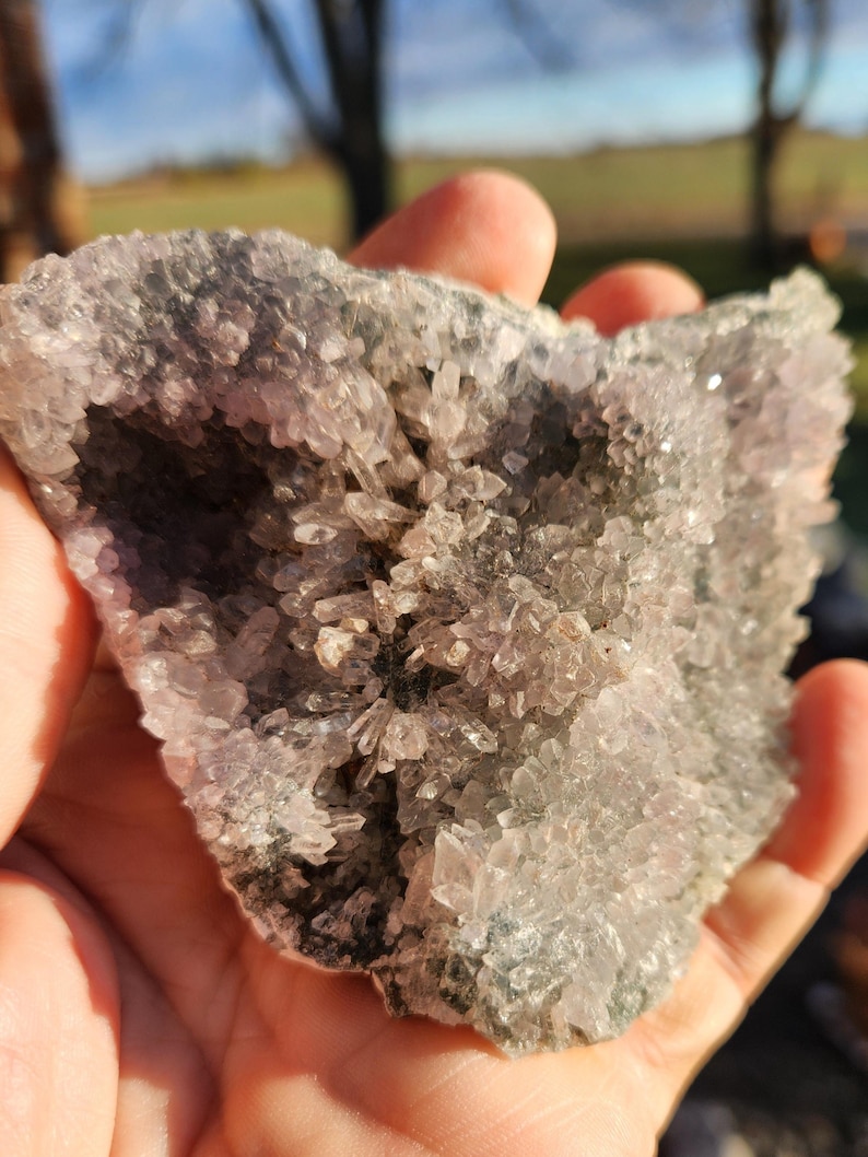 Magnífico grupo de cristales de zeolita: desintoxicante espiritual y físico. imagen 3