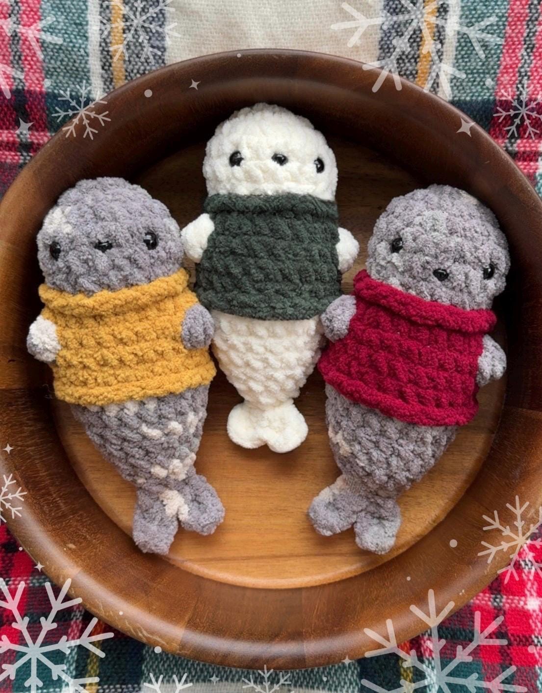 39 Seal Crochet Patterns for Ocean-Themed Amigurumi, Gifts, and Cozy Decor 8 Cozy Seals Beginner