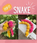 Pop-It Snake - PDF - Amigurumi- Crochet - Quick Market Make - Fidget