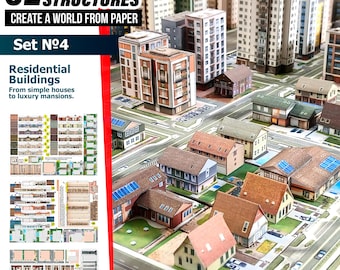 Paper City, Paper Model, City-Builder Part 4