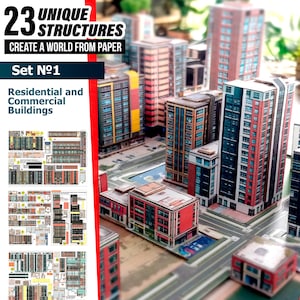 Paper City, Paper Model, City-Builder Part 1