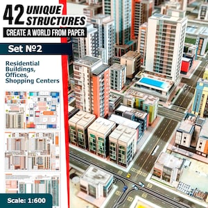 Paper City, Paper Model, City-Builder Part 2