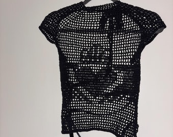 Mock neck Claddagh Top Pattern