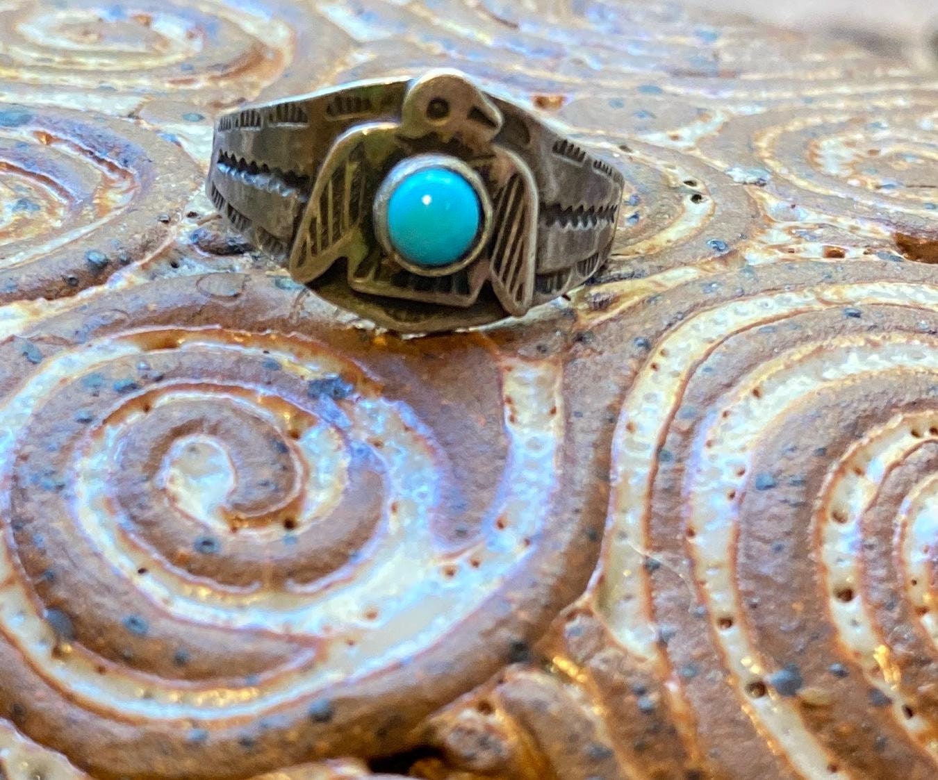 Bell Trading Post Thunderbird Ring - Etsy