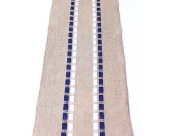 Nautical Runner with Satin Ribbons