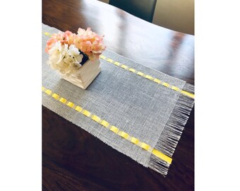 Mother’s Day Table Runner Adorned with Ribbon