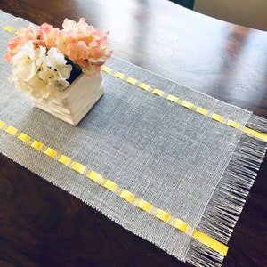 Mothers Day Table Runner Adorned with Ribbon image 3