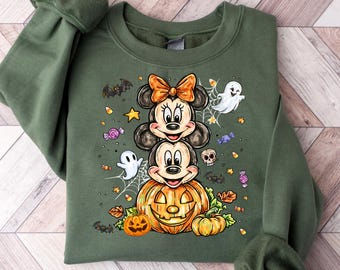Halloween Mickey and Friends Halloween Shirt, Magical Land Creepy Vibes Tee, Family Halloween Trip Shirt, Mouse Boo Spooky Shirt
