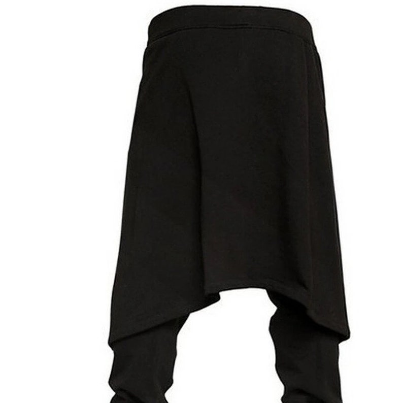 Men Medieval Spliced Loose Pants Gothic Punk Harem Pants - Etsy