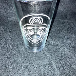 Mario beer glasses