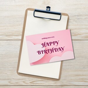 cartão postal feliz aniversário