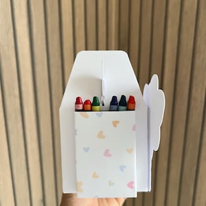 Handmade Ms. Rachel Party Favor Gable Box With Crayon Box: Personalized ...