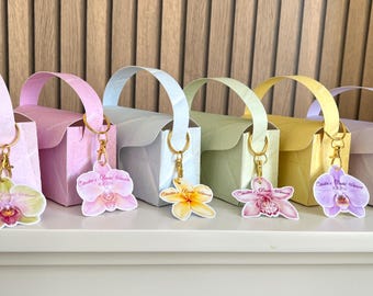 Handgefertigte Handtasche Favor Box | Pastell Andenken Mitbringsel Tasche
