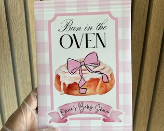 Personalisierte Babypartybevorzugungen | Brötchen im Ofen | Chips-Tasche | Party Bag Filler Geschenke