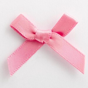 silk pink bow