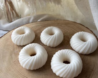 Handmade Shea Butter Oat Donut Soap: Skincare Favor for Birthdays, Weddings and parties