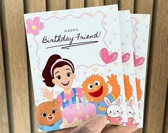 Ms Rachel Malbuch zum Geburtstag | Mitmachbuch: Mitbringsel für Kleinkinder