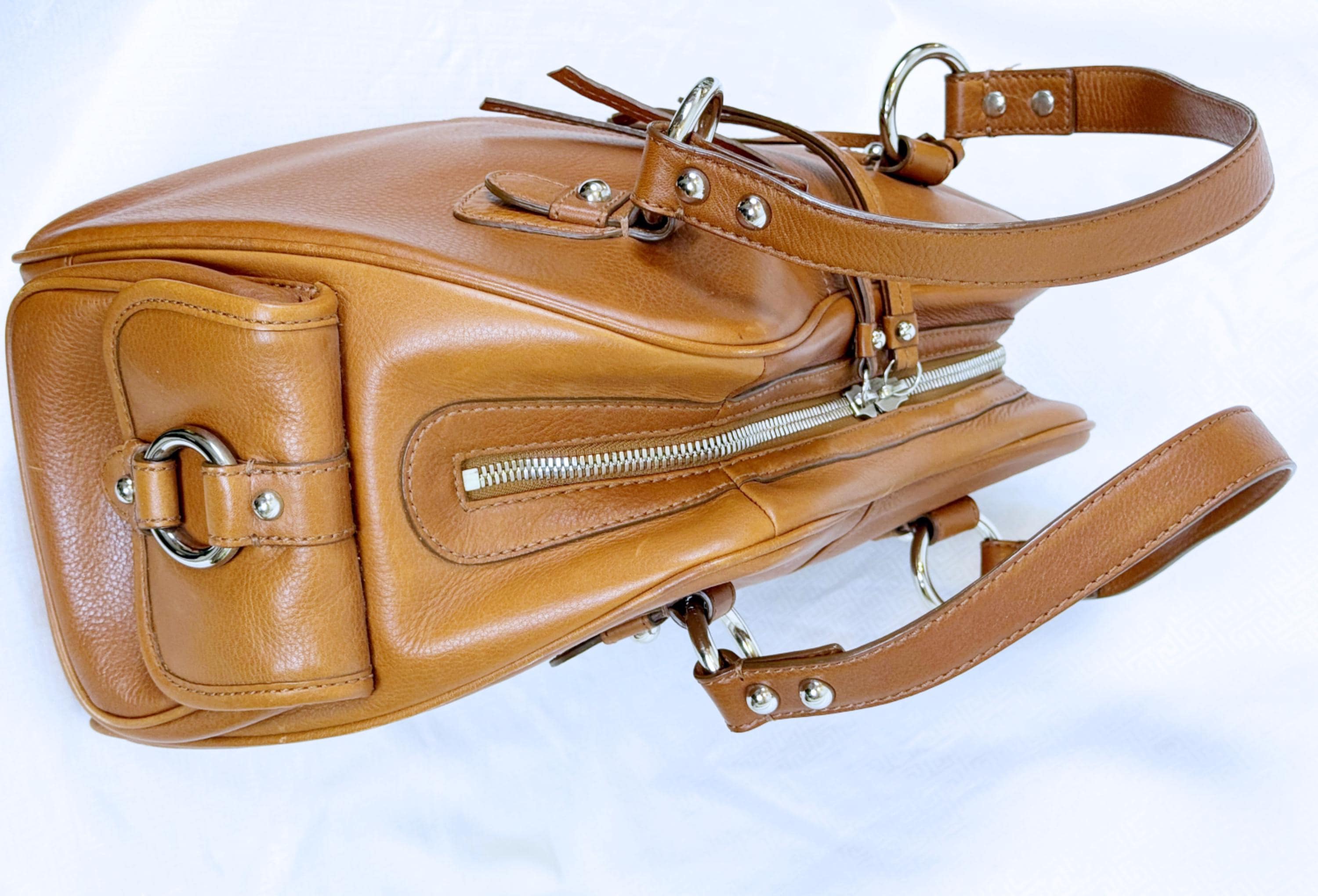 Vintage Banana Republic Brown Leather Large Tote Bag/satchel