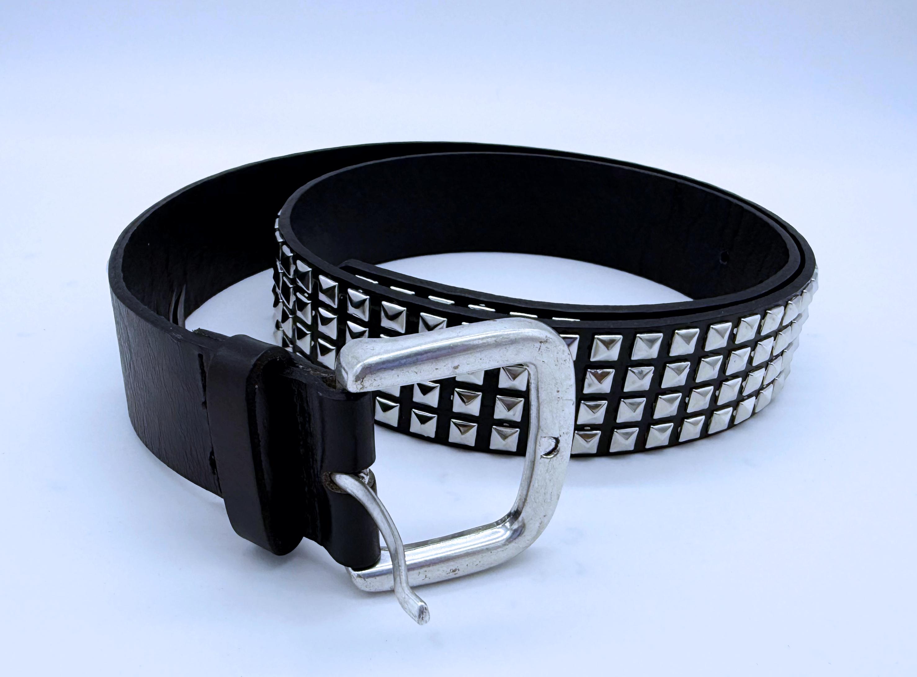 Zara Studded Leather Belt - Etsy display picture 2