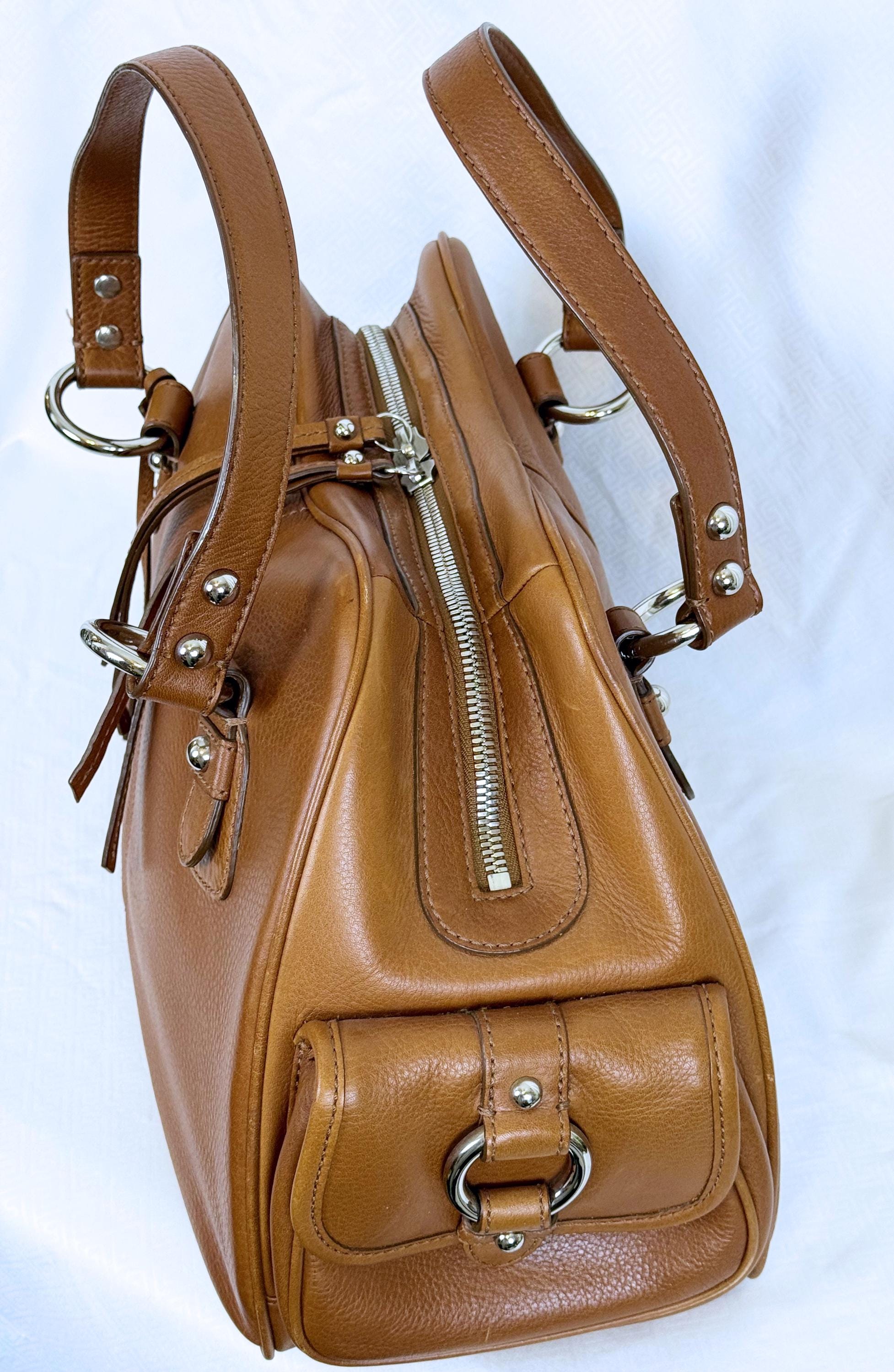 Vintage Banana Republic Brown Leather Large Tote Bag/satchel