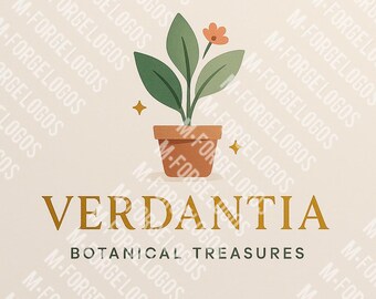 Verdantia - Pflanzenladen Logo (Digitaler Download)