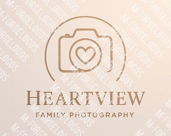 HeartView - Familienfotografie Logo (Digitaler Download)